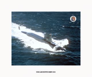 USS LAFAYETTE SSBN 616   Boomer, US Naval submarine , USN Navy