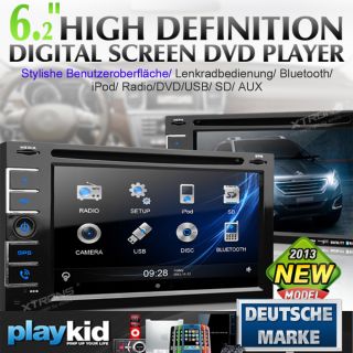 TD605 7 TFT DVD 2DIN DOPPEL DIN AUTORADIO TOUCH BLUETOOTH TV  HD