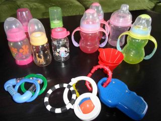 NUK + NUBY Trinkflaschen Set Trinklernflasche+Spielzeug