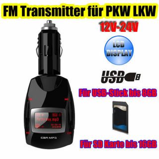 FM Transmitter  Player KFZ Auto Car Radio PKW LKW SD TF USB Stick