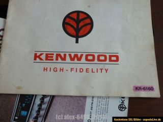 Receiver Kenwood KR 6160 Klassiker (mit Bedienungsanleitung)