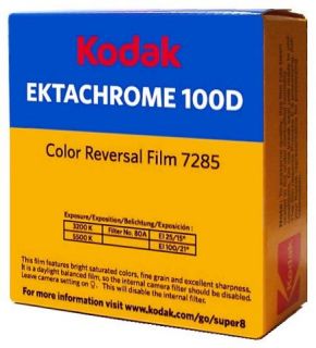 Kodak Ektachrome 100D Super 8 Film   E100D