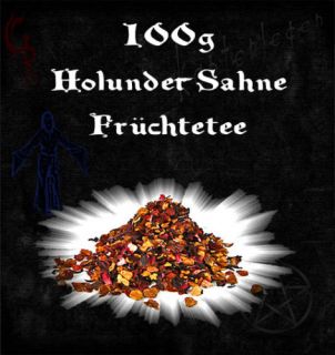 100g Früchtetee, Holunder Sahne