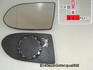 Spiegel Spiegelglas Opel Zafira A 99 05 beheizbar LINKS Neu