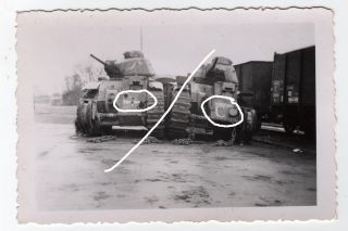 Original Foto 2WK, Panzer Char B1 bis Frankreich Camo Name Terrible