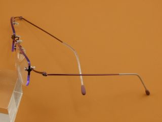 Lila OHNE RAHMEN Brillengestell A1172 Damen brillen