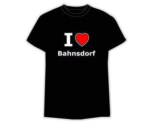 Shirt boys I love Bahnsdorf S 3XL