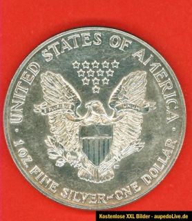 oz fine silver   one Dollar   silver eagle 1987