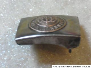 Koppelschloss Sachsen 100%Original Nickel sehr selten M95