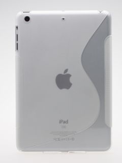 iGard iPad Mini Line S Design T/Silikon Schutz Hülle Case Cover Weiß
