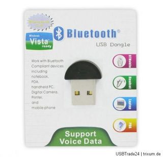 Mini USB Bluetooth Adapter Stick, 2.0, Dongle, V2.0, NEU