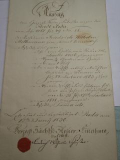 Urkunde, Herzoglich Sächsische, Steuereinahme, Stadtroda, Roda