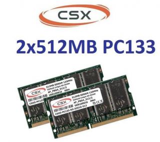 2x 512MB 1GB RAM PC133 Apple PowerBook G3 3,1 2000 2001 SODIMM