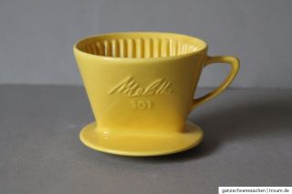 Melitta Kaffeefilter Filter 101 dreiloch gelb