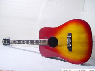 Vintage Ibanez Western Gitarre Concord 684.6 Red Japan Akustikgitarre