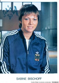 Sabine Bischoff TOP AK 80er Jahre Orig. Sign. +A 13070
