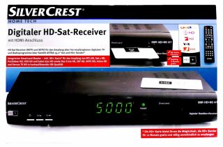 SilverCrest SSR HD+60 A1digitaler HD SAT Receiver TOP