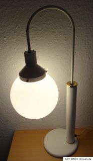 Art Déco Bauhaus Tischlampe Antik um 1930 Kugel Lampe Leuchte
