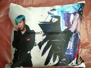 TOP ~ BIG BANG BigBang Photo Cushion Pillow Cover /Pillowcase Satin Q3