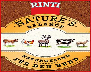 11EUR/kg) Rinti Hundefutter 30x800g Natures Balance Nass Futter