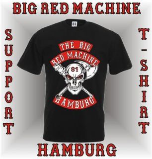 SUPPORT 81 Hoodie BIG RED MACHINE HAMBURG Kapuzen Sweatshirt Axe