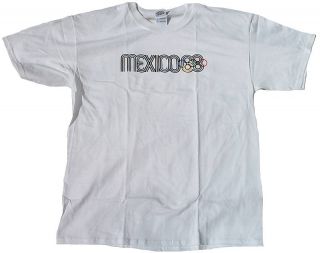 MEXICO 68 Official Merchandise OLYMPIA 1968 T Shirt L