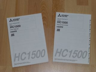 Mitsubishi HC1500 DLP Projektoranleitung Projektor Anleitung HC1500