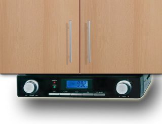 Stereo Küchen Unterbauradio Digitaluhr Timer Blaue