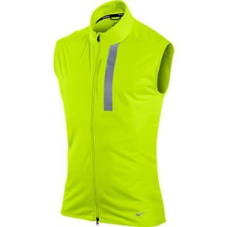 Original Nike Shield Winter Vest Laufweste Herren neon gelb mit