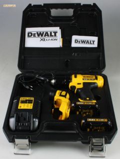 DEWALT DCD 710 S2 Akku Bohrschrauber Li Ion 10,8V 1,5Ah + Lampe DCL