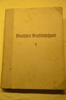 Saarlauterner Sammelalbum  Deutscher Kraftfahrsport 1 komplett