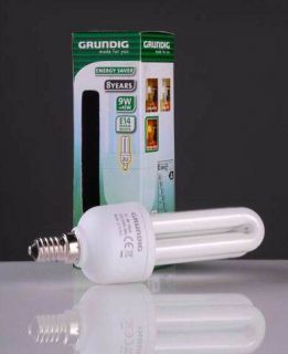 Grundig Sparlampe Standart 9 Watt E14 Energiesparlampe