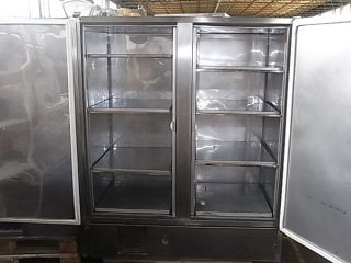 Edelstahl Doppelkühlschrank 2 Türen Gastrokühlschrank
