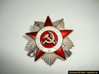 UdSSR  Russische Orden  Abzeichen  des Vaterlandischen Krieges