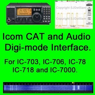 PSK31 Interface +Full CAT for Icom IC 718 and IC 7000