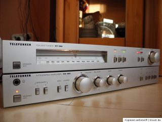 Telefunken Stereo Anlage Verstärker Amplifier RA 100 Tuner Radio RT