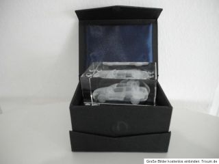 Glasquader 3D Glas Kristallglas Opel Astra H Twin Top mit Sammlerbox