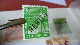 Berlin Briefmarken Sammlung ab Anfang bis 1990   einige Spitzen