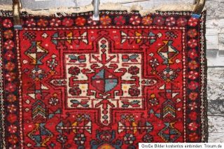 Antiker Heriz NATURFARBEN Carpet Orient Teppich Tappeto Rug 128x78cm