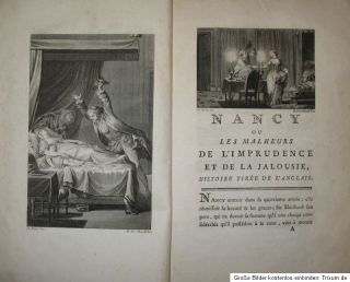 Récit d´Arnaud (1718 1805) dans le gout anglais. Avec des gravures