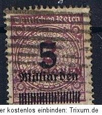 Deutsches Reich MiNr 332 AWa geprüft Infla gestempelt
