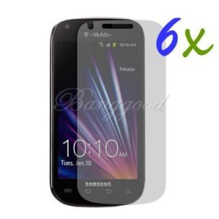 6x Clear Screen Guard Protector Film For T Mobile Samsung Galaxy S