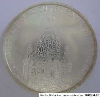 10 DM Silber Gedenkmünze Frauenkirche Dresden 1995 Nr.7
