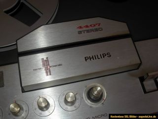 Philips Stereo 4 Track 4407 Bandmaschine Tonbandgerät für Bastler