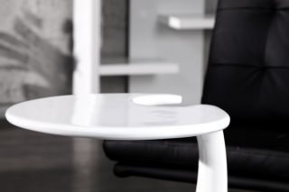 Beistelltisch Couchtisch Tisch Design CLUB TABLE weiss NEU