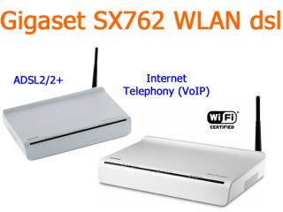 Siemens Gigaset SX762 WLAN DSL Router VOIP 4x Lan+ VOIP