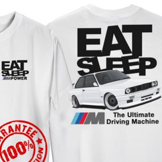 Sleep Bmw M3 E30 Racing Drifting T Shirt All Sizes XS 3XL #775