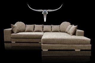 Design Polsterecke Couch Wohnlandschaft Sofagarnitur Big Sofa Ecksofa