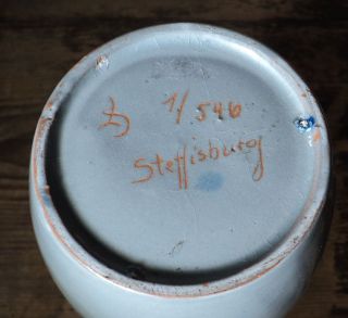 antike Keramik Vase Steffisburg Jugendstil