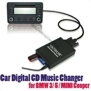 Auto Digital CD Musik Wechsler USB SD  12pin für BMW 3 5 E46 E39